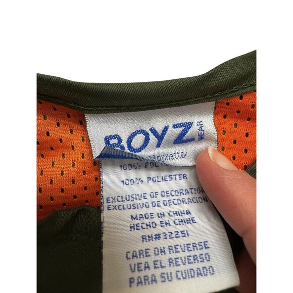 Vintage Boyz Nannette Vest Green Embroidered Jungle Safari Baby Boy 6-9M - Picture 4 of 4